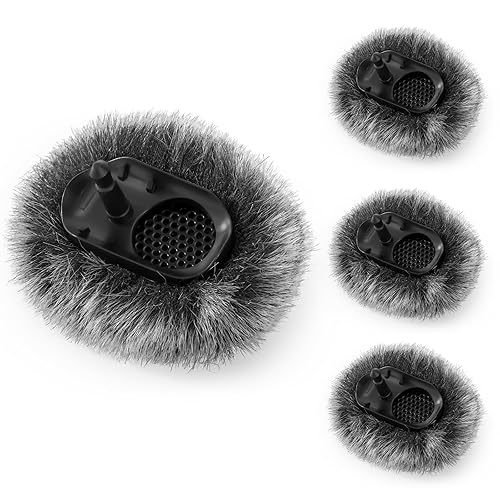 PhantAccy Microphone Windscreen for DJI Mic-2, Replacement Pop Filter & Wind Muff, Anti-Pop & Noise Canceling Fuzzy Cover, Only for DJI Mic-2 Wireless