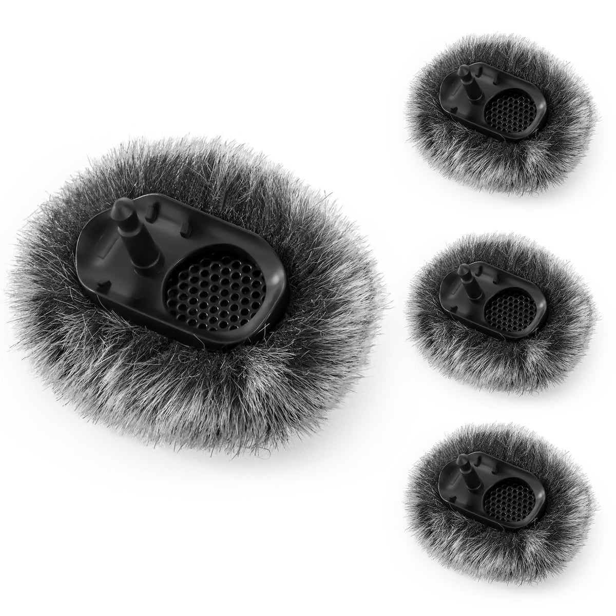 PhantAccy Microphone Windscreen for DJI Mic-2, Replacement Pop Filter & Wind Muff, Anti-Pop & Noise Canceling Fuzzy Cover, Only for DJI Mic-2 Wireless