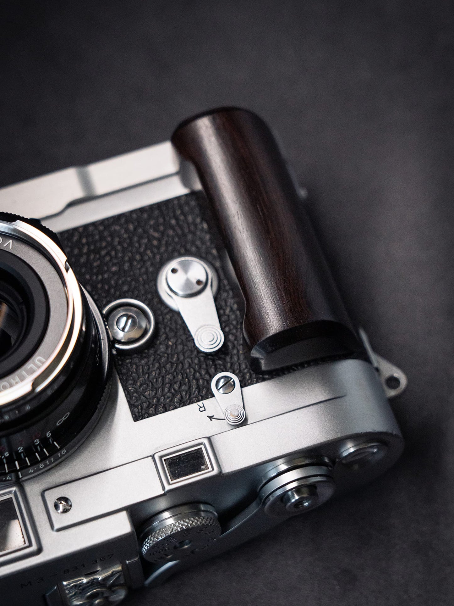 Wood Wooden L Hand Grip Holder for Leica M7 M6TTL M6 M4P M4-2 M4 M3 M2 M1 MP MA MD MD2 Camera Aluminum Alloy Baseplate