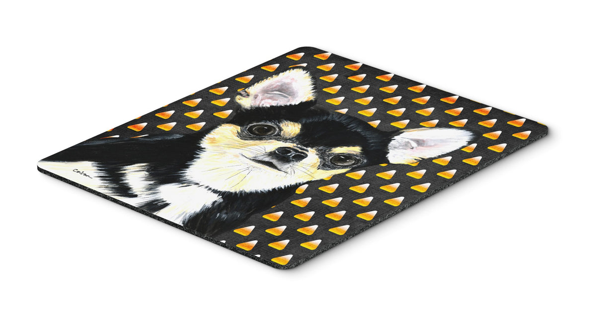 Caroline's Treasures SC9197MP "Chihuahua Candy Corn Halloween Portrait Mouse Pad, Hot Pad or Trivet" for Home Office Gaming Working Computers Laptop