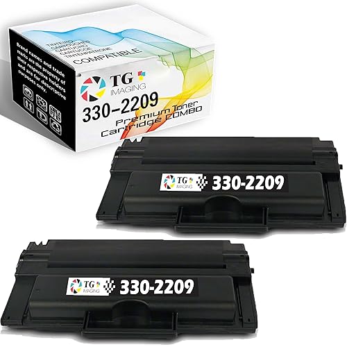 TG Imaging Compatible Toner Cartridge Repalcement for Dell 2335dn Toner 2335D 2355DN 2335 for CR963 HX756 NX993 NX994 R189G 330-2209 Laser Printer