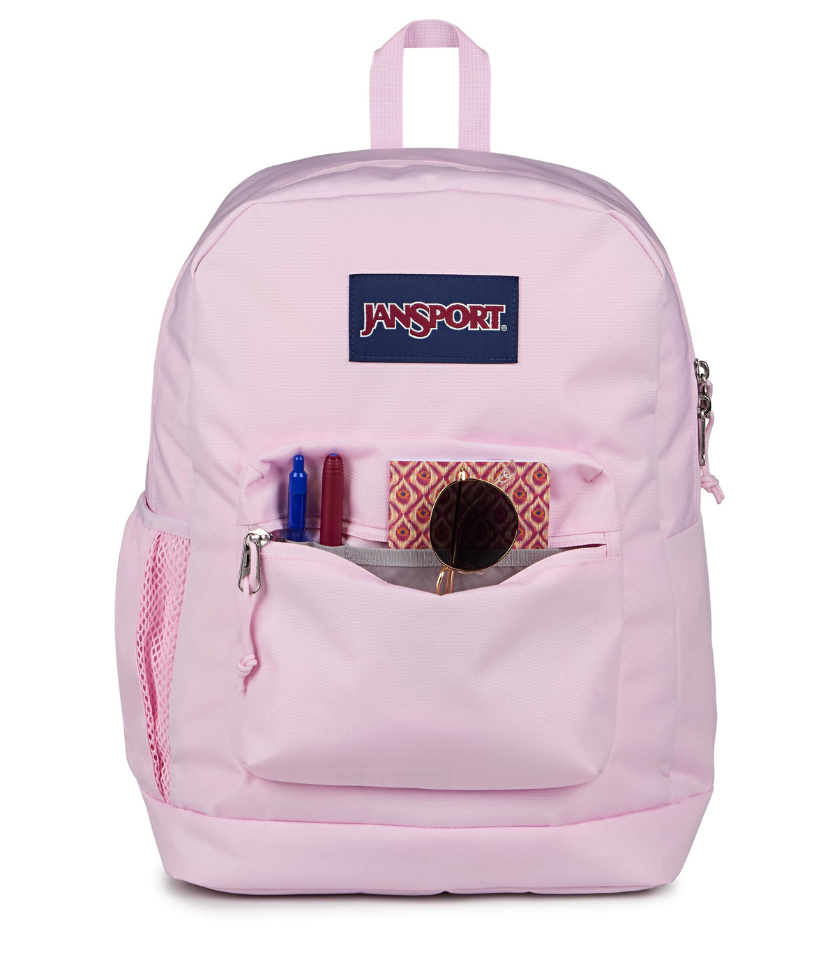 JanSport 26L Cross Town Plus Backpack, Pink Ice