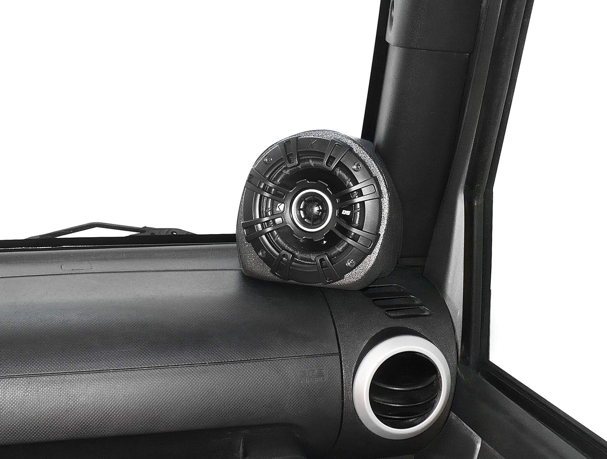 Select Increments 2007-2014 Compatible with Jeep Wrangler JK and Unlimited Without Infinity or Alpine Premium Factory Systems Pillar Pods Enclosures Only PP0714