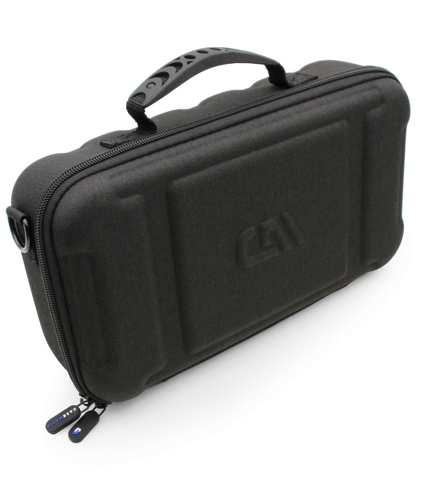 CASEMATIX Travel Case Compatible with Audio-technica AT-SB727 Portable Turntable Sound Burger Vinyl Record Player - Includes Carry Case Only