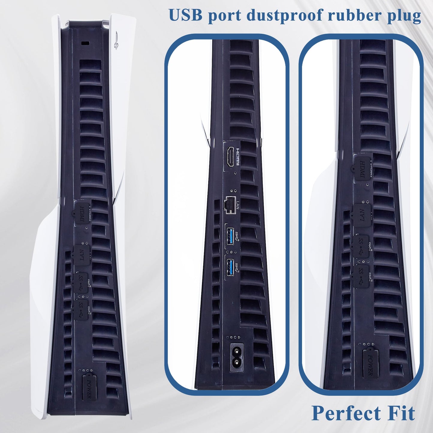 Wabracket All -In -One With 11 Accessories Wall Mount Kit for PS5 Slim?PS5 Pro Console, Compatiable with PS5 Pro/PS5 Slim Disc &Digital Version.With