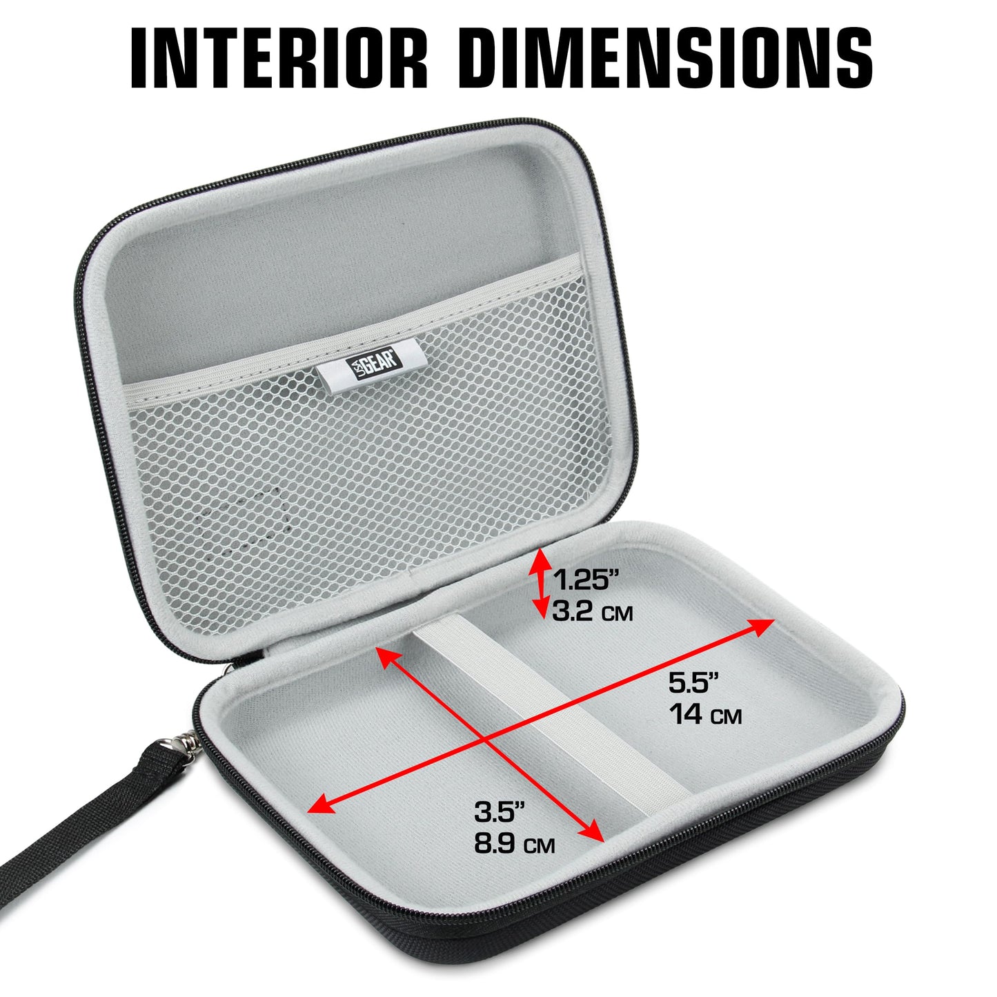 USA Gear Portable WiFi Hotspot for Travel Carrying Case - Internet Booster Case with Wrist Strap Compatible with 4G LTE Wi-Fi Mobile Hotspots from