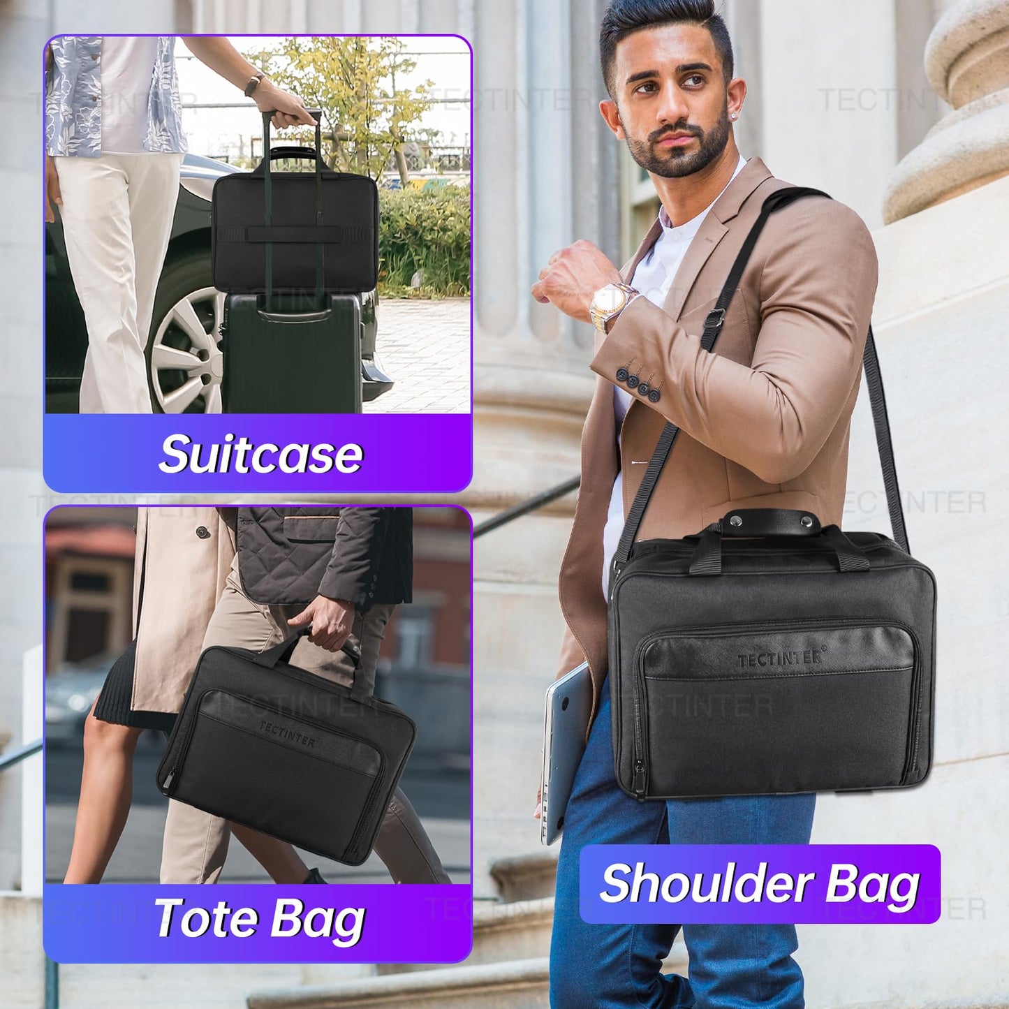 TECTINTER Carrying Case for PS5, Protective Travel Bag for PS 5 Console Controller, Large Capacity Storage Case Compatible with Playstation 5 Games