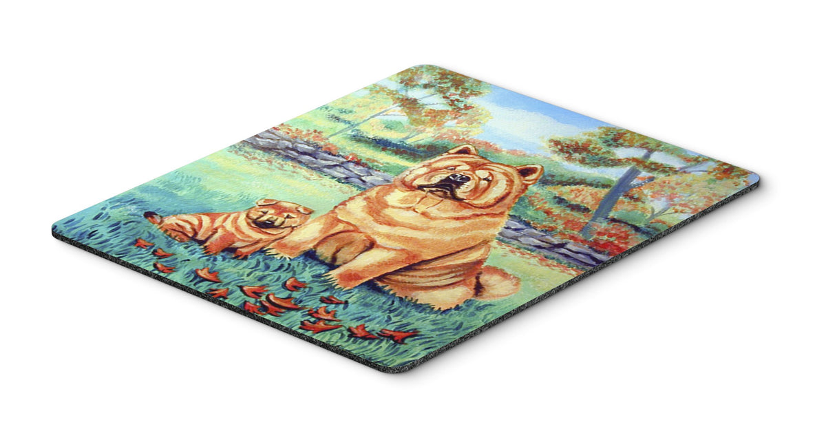 Caroline's Treasures 7057MP Chow Chow Momma's Love Mouse Pad, Hot Pad or Trivet for Home Office Gaming Working Computers Laptop Mouse Mat,Washable