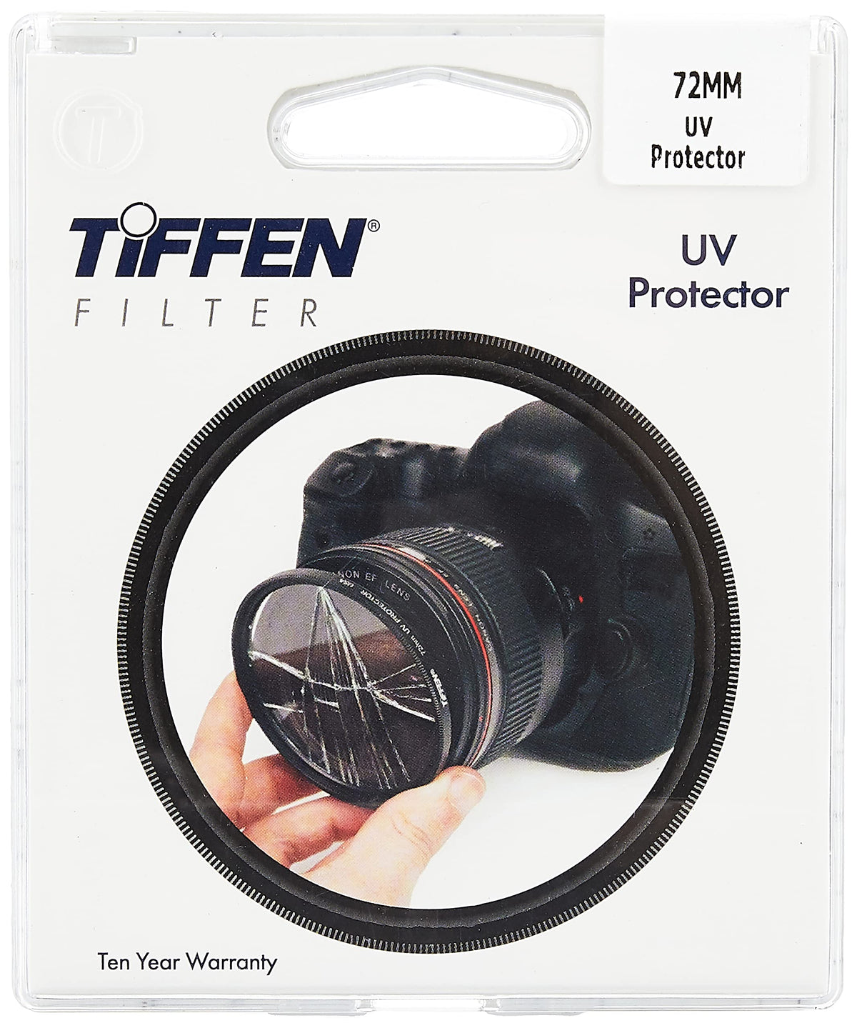 Tiffen 72UVP Slim 72mm UV Protection Filter for Camera Lens, Clear Optical Glass, Impact Resistant