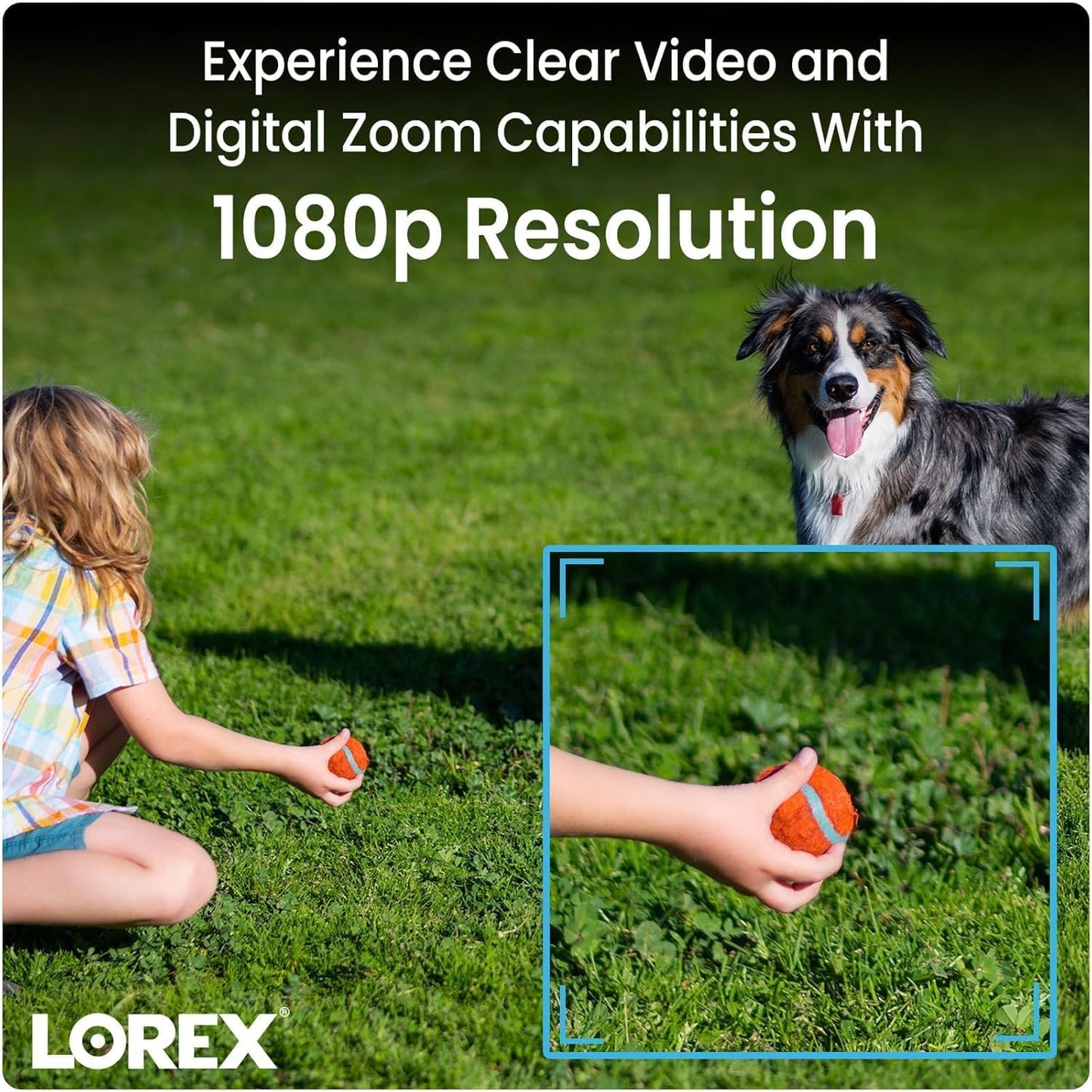Lorex 16 Channel Security Camera System with (16) 1080p Outdoor Cameras, 130ft Night Vision, 2TB Hard Drive