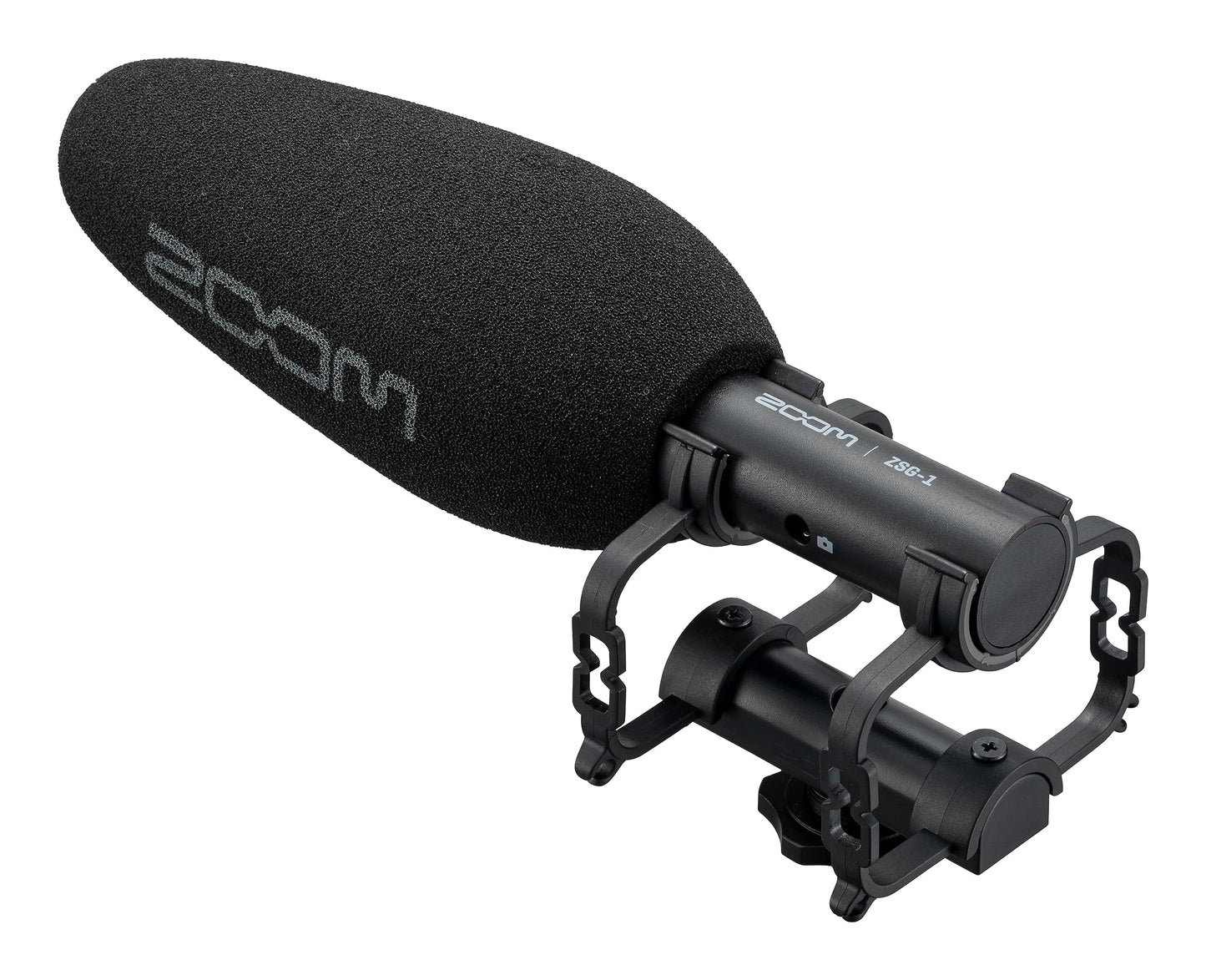 Zoom ZSG-1 Stereo On-Camera Shotgun Microphone, for Capturing Dialogue and Sound Effects, Highly Directional, Shockmount, Lightweight, Use with Camera
