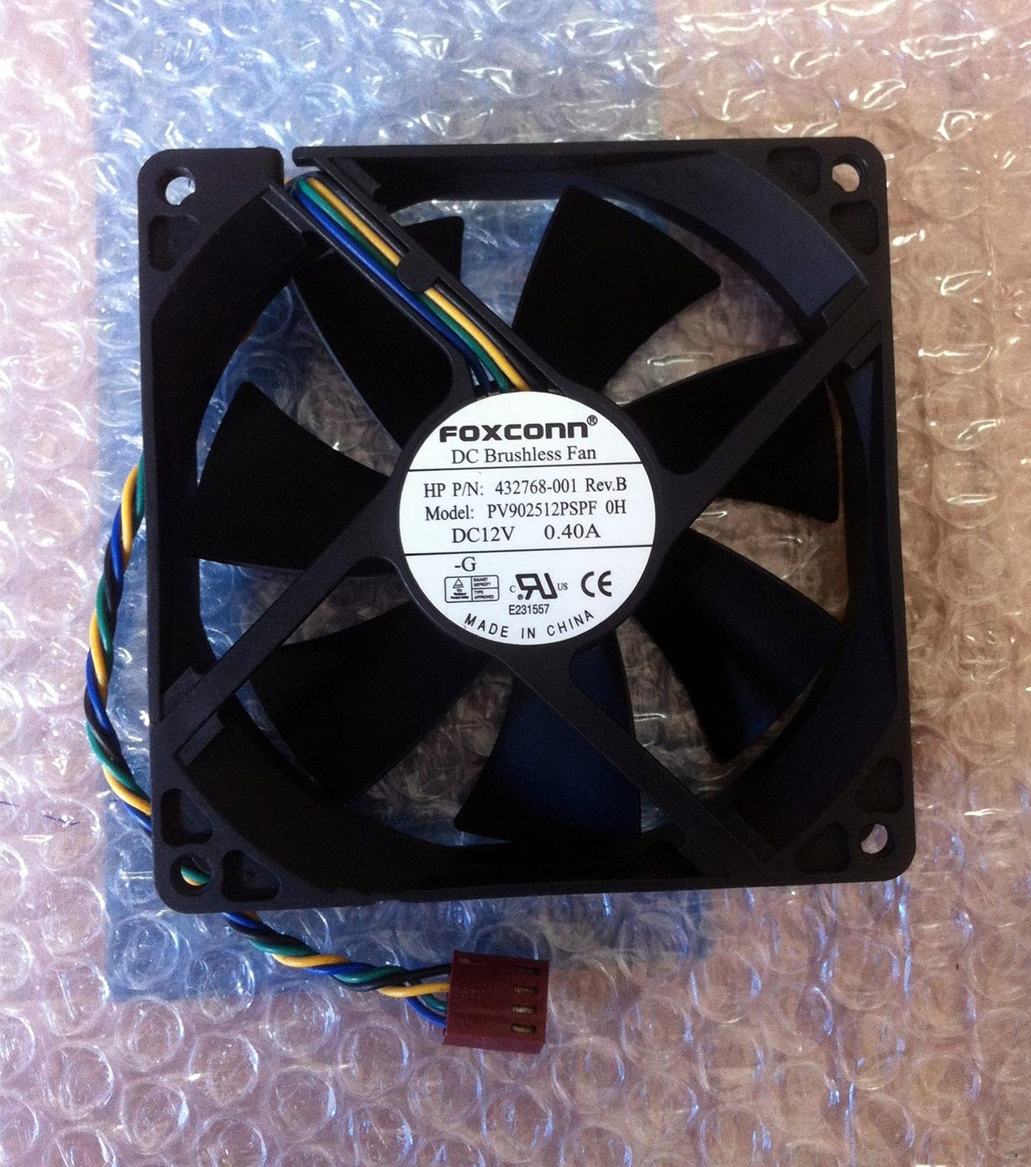 PV902512PSPF 0H P/N:432768-001 Rev.B 12V 0.40A 9225 Cooling Fan