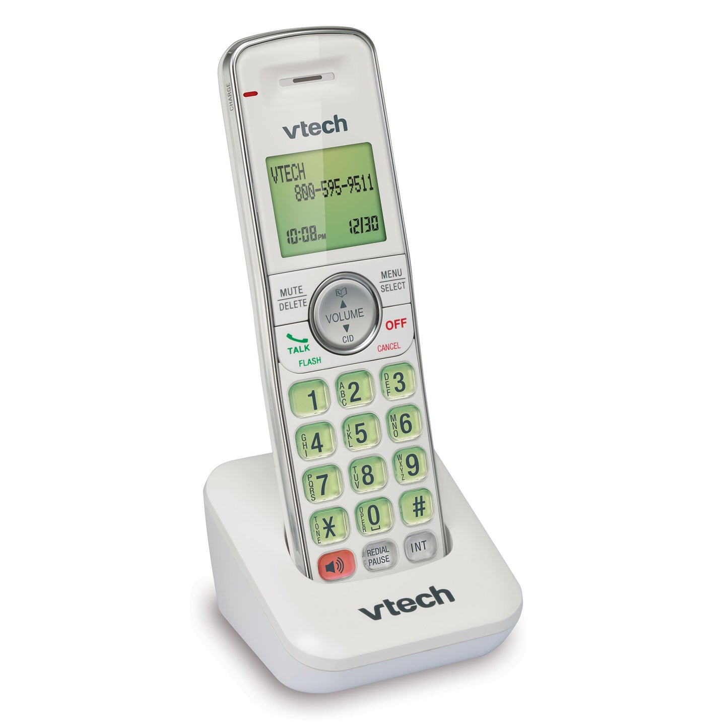 VTech CS6409-17 Accessory Cordless Handset, White | Requires a VTech CS6419 or CS6429 Series Cordless Phone System to Operate