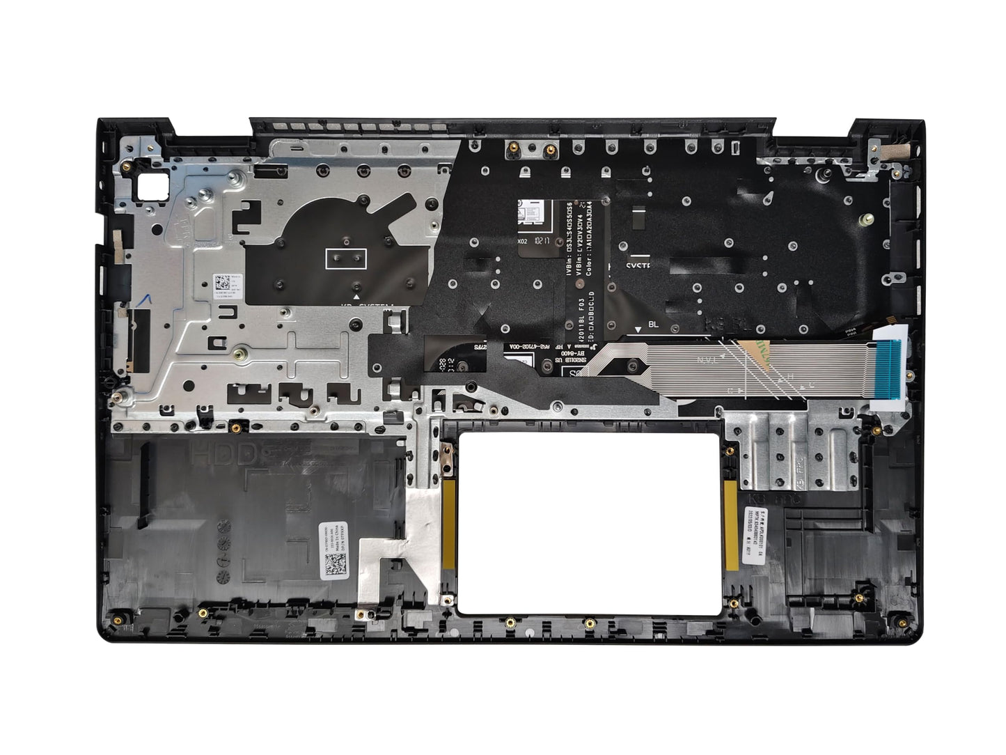 Laptop Keyboard Compatible for Dell Vostro 15 3510 3515 3520 3525 3511 0TPXKP AP3LK000101 Latin Layout Backlit Palmrest Upper Cover Case USB Hole