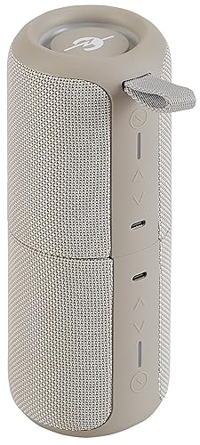 Crosley CR3080A-DU Duo 2-in-1 Portable Bluetooth Stereo Speakers, Dune