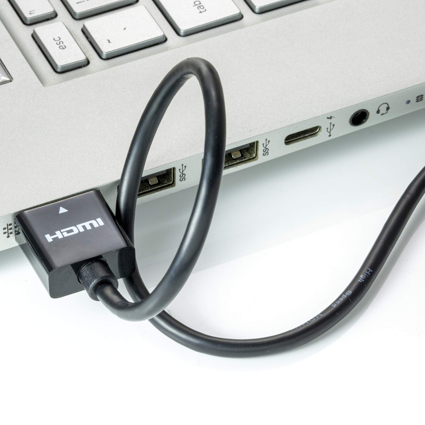 NTW High Performance Ultra Slim HDMI Cable (16.5ft) Premium High Speed Ultra Thin HDMI cable with RedMere Technology, 1080p, 4K HDR, 10.2Gbps, 36AWG