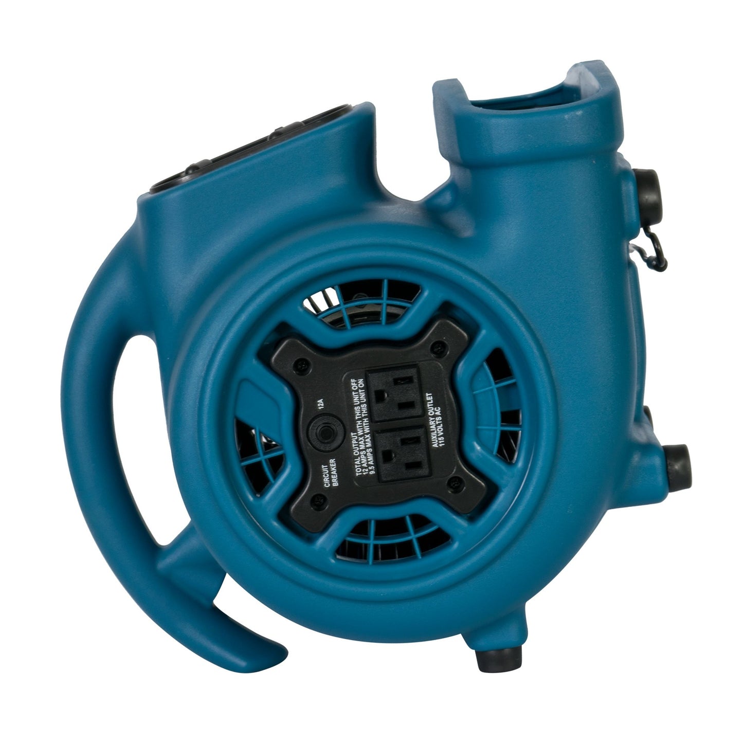 XPOWER P-260AT Freshen Mini Mighty Scented Air Mover, Utility Fan, Dryer, Blower with Power Outlets & Timer-1/5 HP, 800 CFM, 4 Speeds