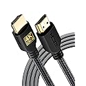 PowerBear 4K HDMI Cable 10 ft | High Speed Hdmi Cables, Braided Nylon & Gold Connectors, 4K @ 60Hz, Ultra HD, 2K, 1080P, ARC & CL3 Rated | for Laptop