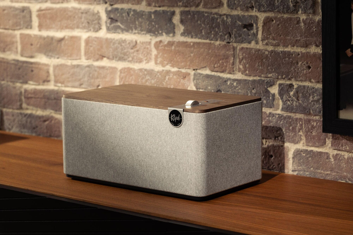 Klipsch The Three Plus Premium Bluetooth Speaker System, Walnut