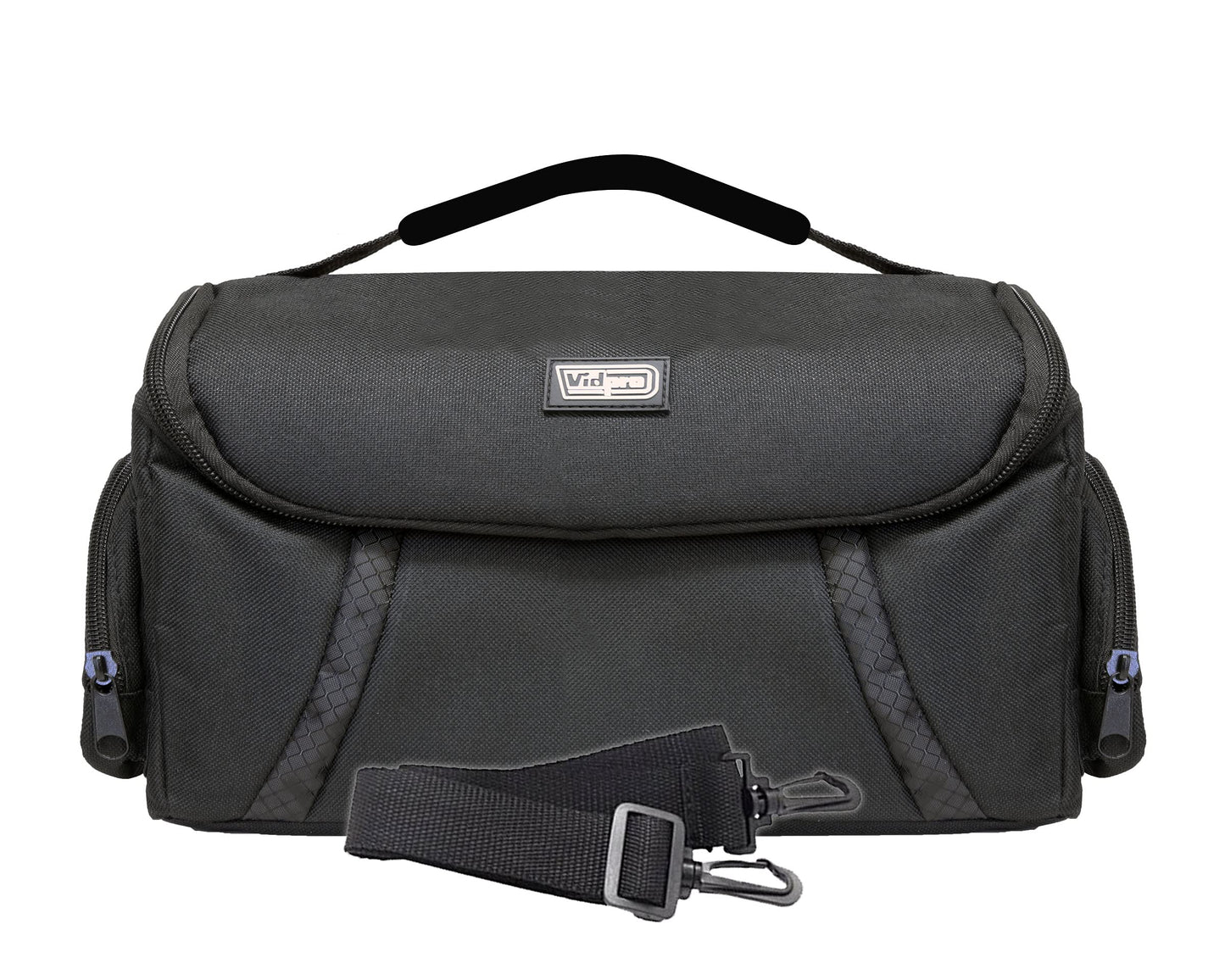 Vidpro DSLR and Video Camera Gadget Bag - Large Protective Case Includes Padded Dividers Handle and Shoulder Strap Compatible with Most Camera Brands