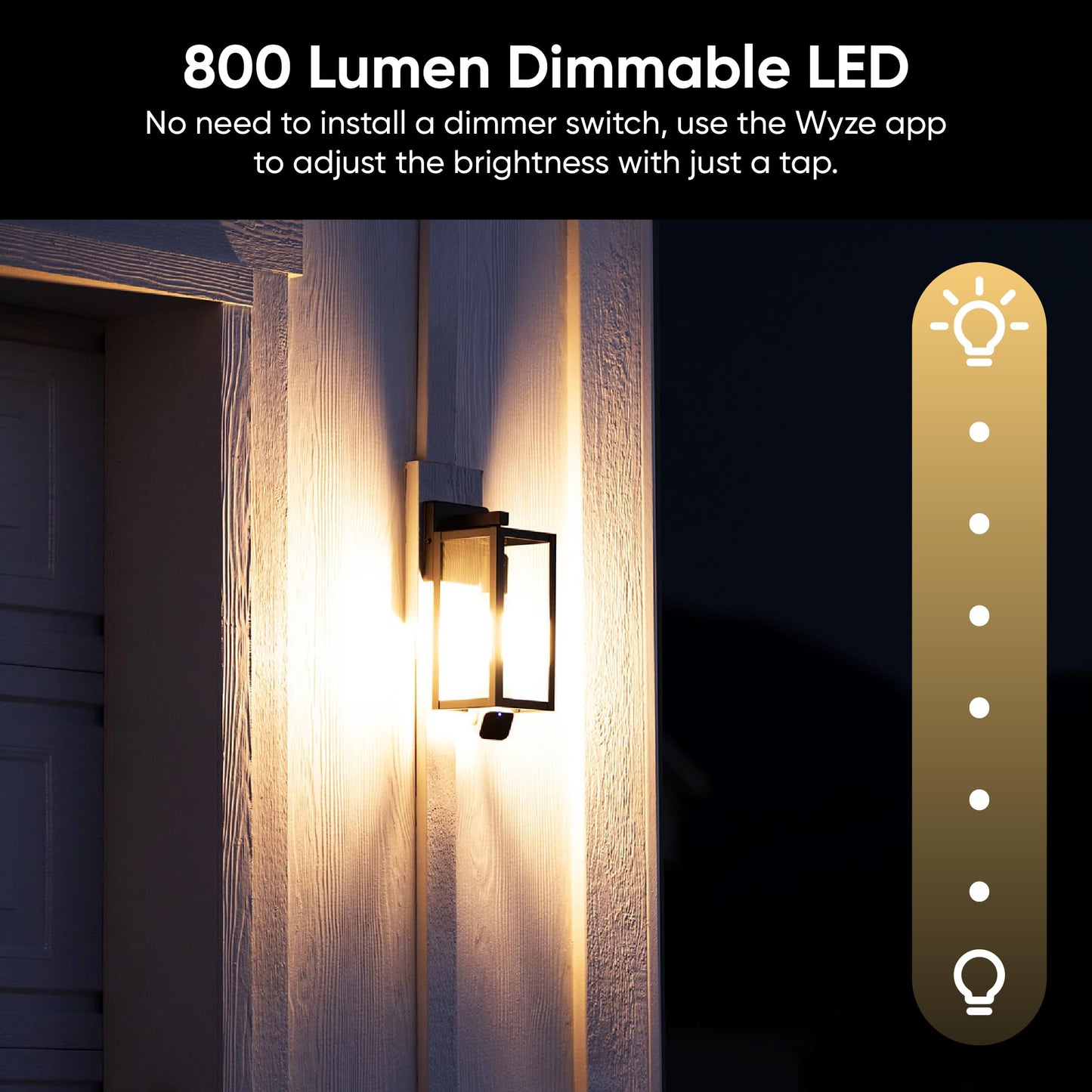 WYZE Accessory Bulb (WYZE Bulb Cam Required), Dimmable 800 Lumens LED Bulb, Soft White 3000K, E26 Base, Bluetooth Connection only (no Wi-Fi