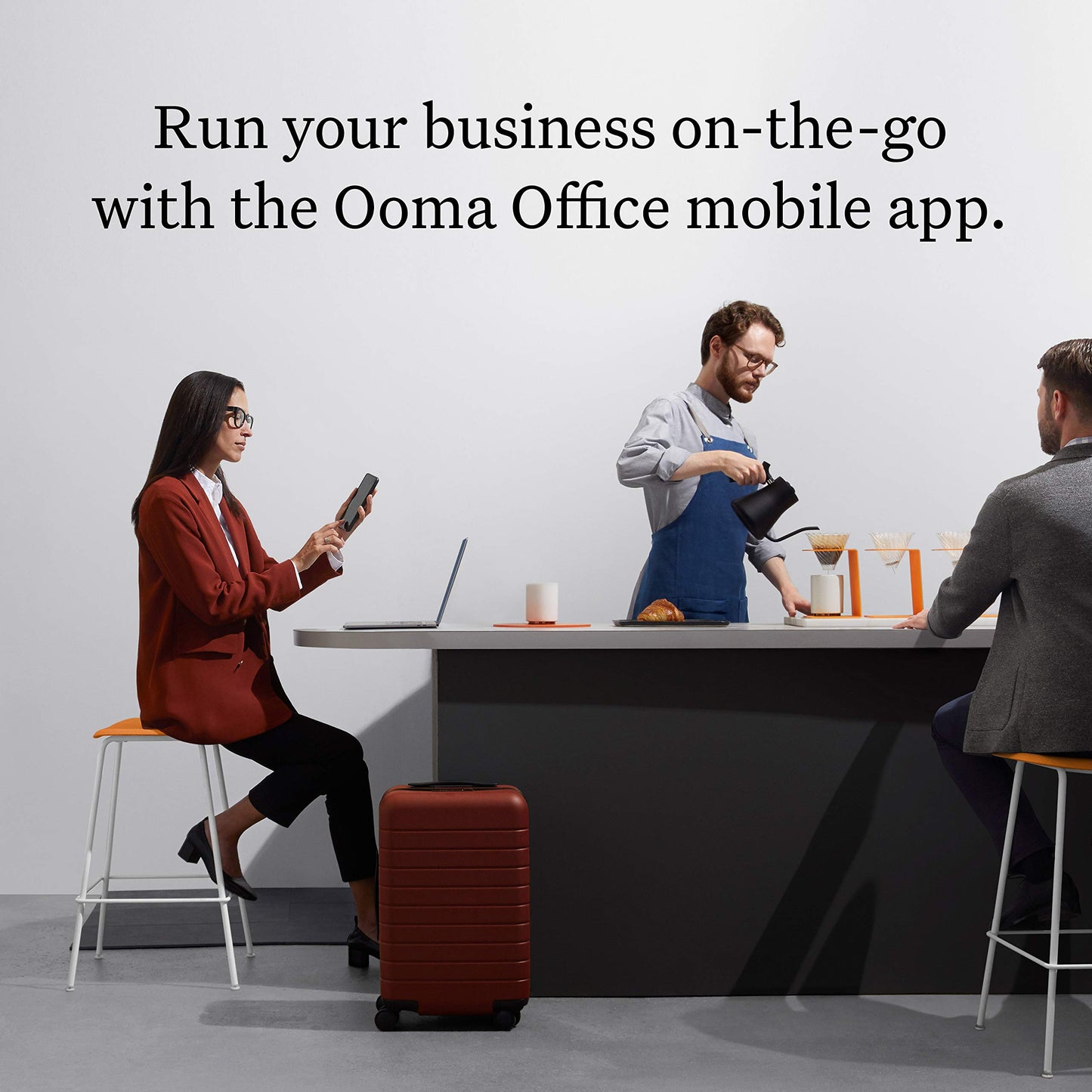 Ooma Office Yealink T34W Wi-Fi IP Business Phone. Works only with Ooma Cloud-Based VoIP Phone Service with Virtual Receptionist, Desktop & Mobile app