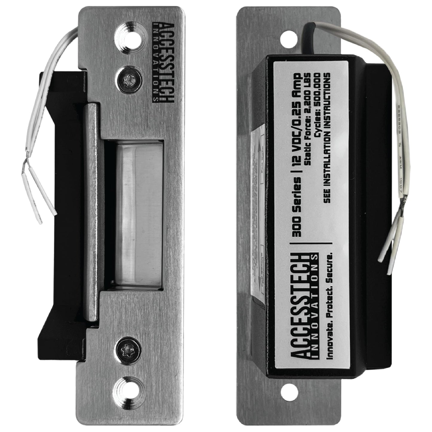 Heavy Duty Electric Strike Door Lock ANSI Standard Access Control System | 2,200+ LBS | Fail-Secure/Fail-Safe Adjustable | 12VDC Input Voltage |