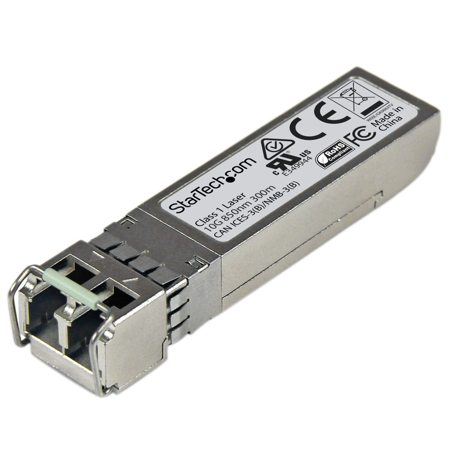 StarTech.com Juniper SFPP-10GE-SR Compatible SFP+ Module - 10GBASE-SR - 10GbE Multimode Fiber MMF Optic Transceiver - 10GE Gigabit Ethernet SFP+ - LC