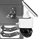 2PC Adjustable Corner Mount Bracket Compatible for Eufy Security SoloCam S340, Maximum Coverage of 270° on Both Sides of The House,Extended Corners