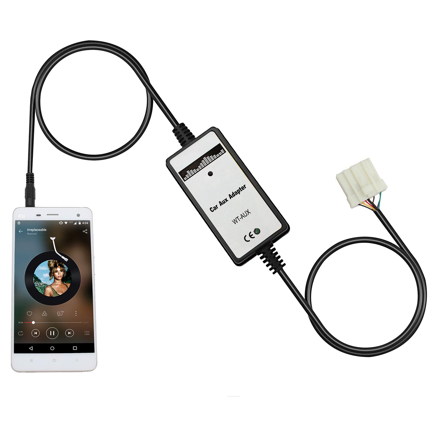 Yomikoo Factory Car Audio Upgrade, Stereo CD Changer 3.5mm AUX Cable for Mazda 3 2004-2008, Mazda 5 2005-2009, Mazda 6 2002-2008, RX-8 2004-2006, CX-7