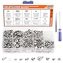 HELIFOUNER 480 Pieces Computer Standoffs Screws Assortment Kit for 2.5" SSD, Hard Drive, Computer Case, Motherboard, Fan Power Graphics