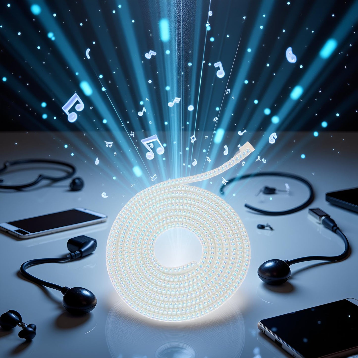 Spiral Cable Protector, Chargers Cable Protector Data Cable Protect Sleeve, Headphone Cable Saver for Phone Earphone USB Data Cable Cord Management