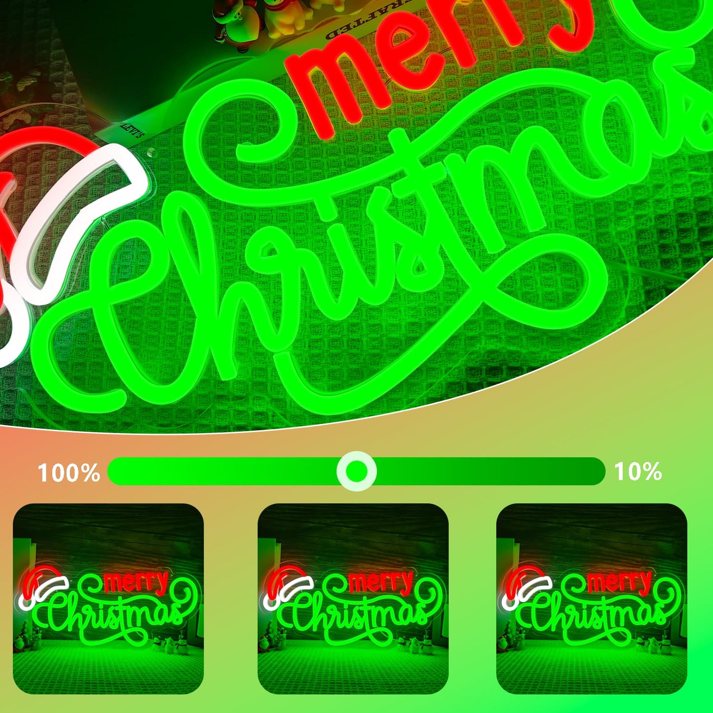 Merry Christmas Neon Sign Neon Christmas Sign for wall decor perfect for parties bars home Xmas decorations and as a gift for family an d children