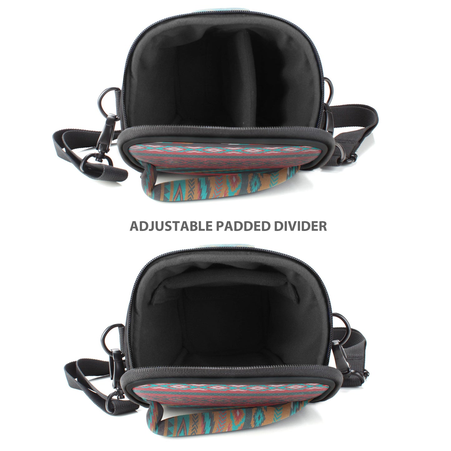 USA Gear DSLR Camera Case for Men and Women with Top Loading Accessibility, Adjustable Shoulder, Small Camera Sling Bag, Padded Handle - Camera