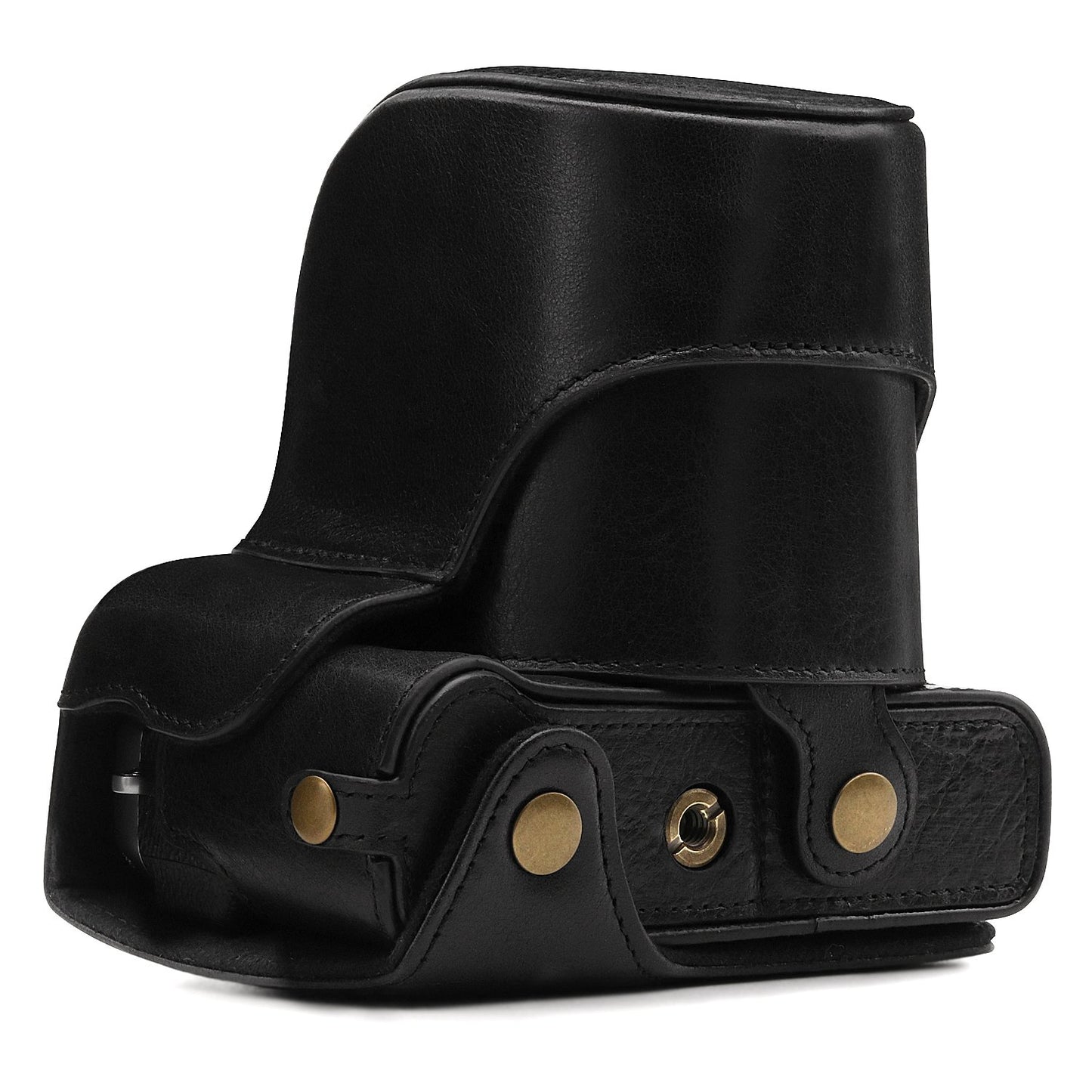MegaGear Leather Camera Case for Fujifilm X-E3 with 23mm & 18-55mm