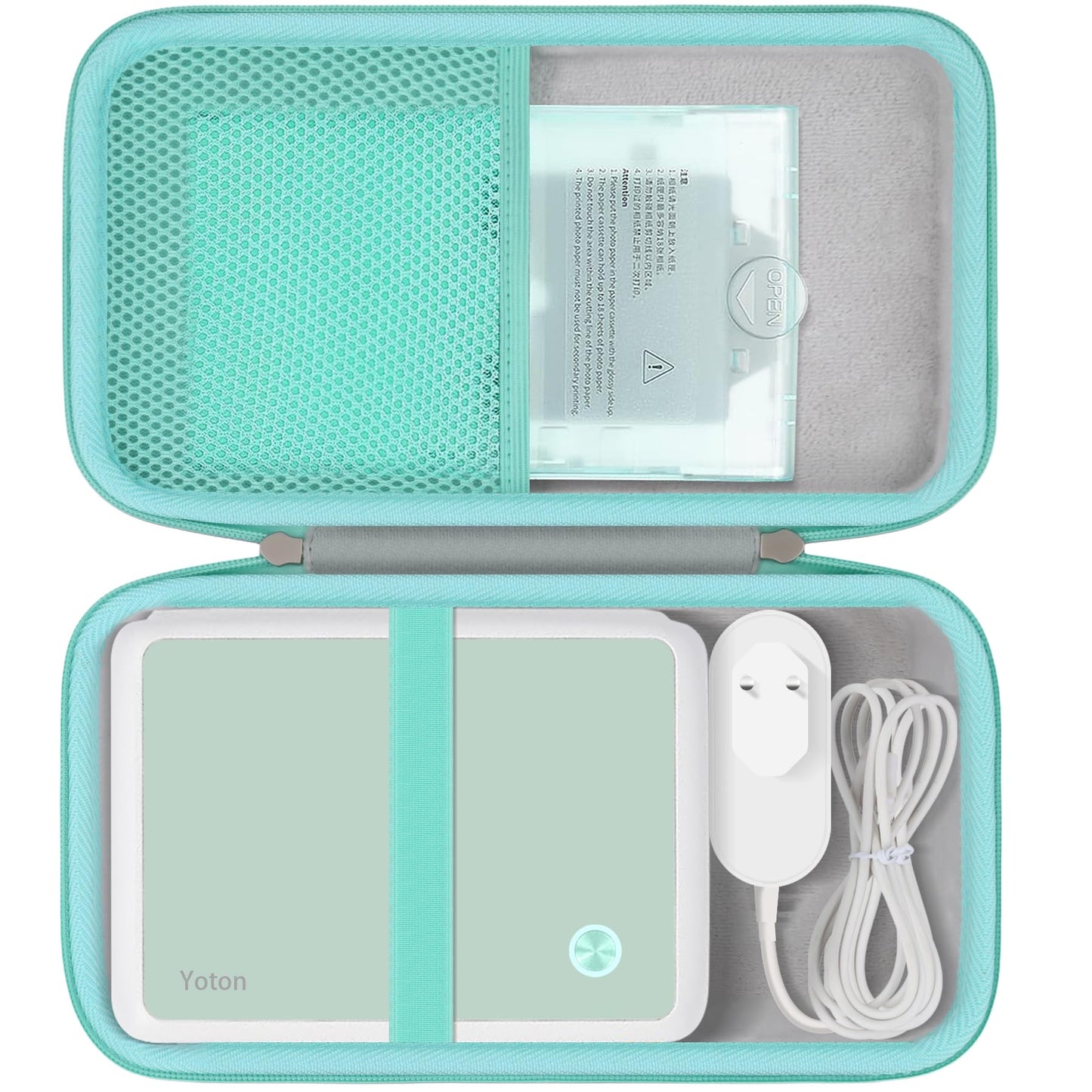khanka Hard Storage Case Compatible with YOTON dock plus 4pass instant photo printer/hprt cp4000l 4x6 printer Case Only.