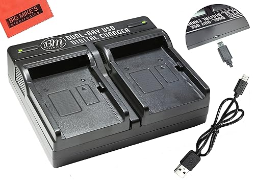 BM Premium NP-95 Dual Battery Charger for Fujifilm FinePix X30, X100, X100S, X100T, X-S1 Digital Camera Battery