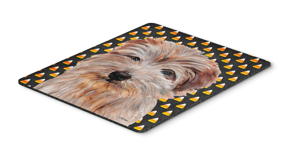 Caroline's Treasures SC9664MP Norfolk Terrier Candy Corn Halloween Mouse Pad, Hot Pad or Trivet for Home Office Gaming Working Computers Laptop Mouse