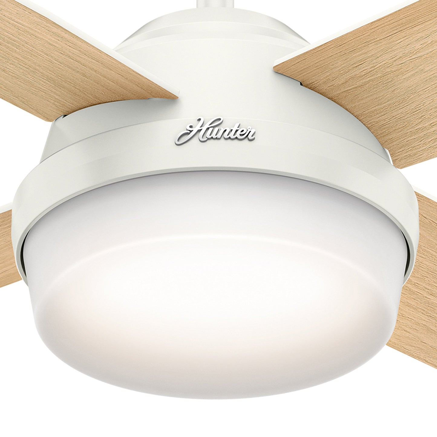 Hunter Fan 44 inch Contemporary Ceiling Fan with LED light kit and Remote Control included (Renewed)