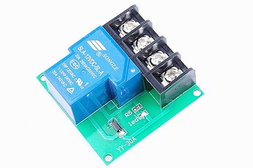 KNACRO 1-Channel 30A High Current 12V Contactor Relay Switch Power Switch DC Power Switching Control Board Module Electrical Relay switches…
