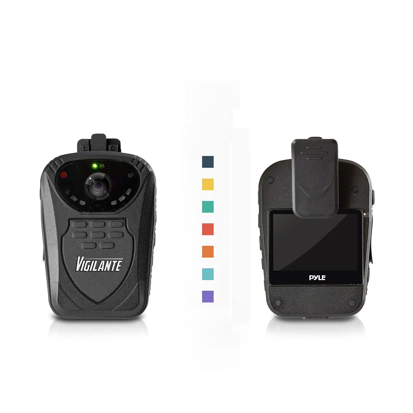 Updated Pyle Wireless Camera, Compact Security Wireless Cams, Audio Video Recording, Night Vision, Rechargeable Batteries, Memory 16GB LCD Display