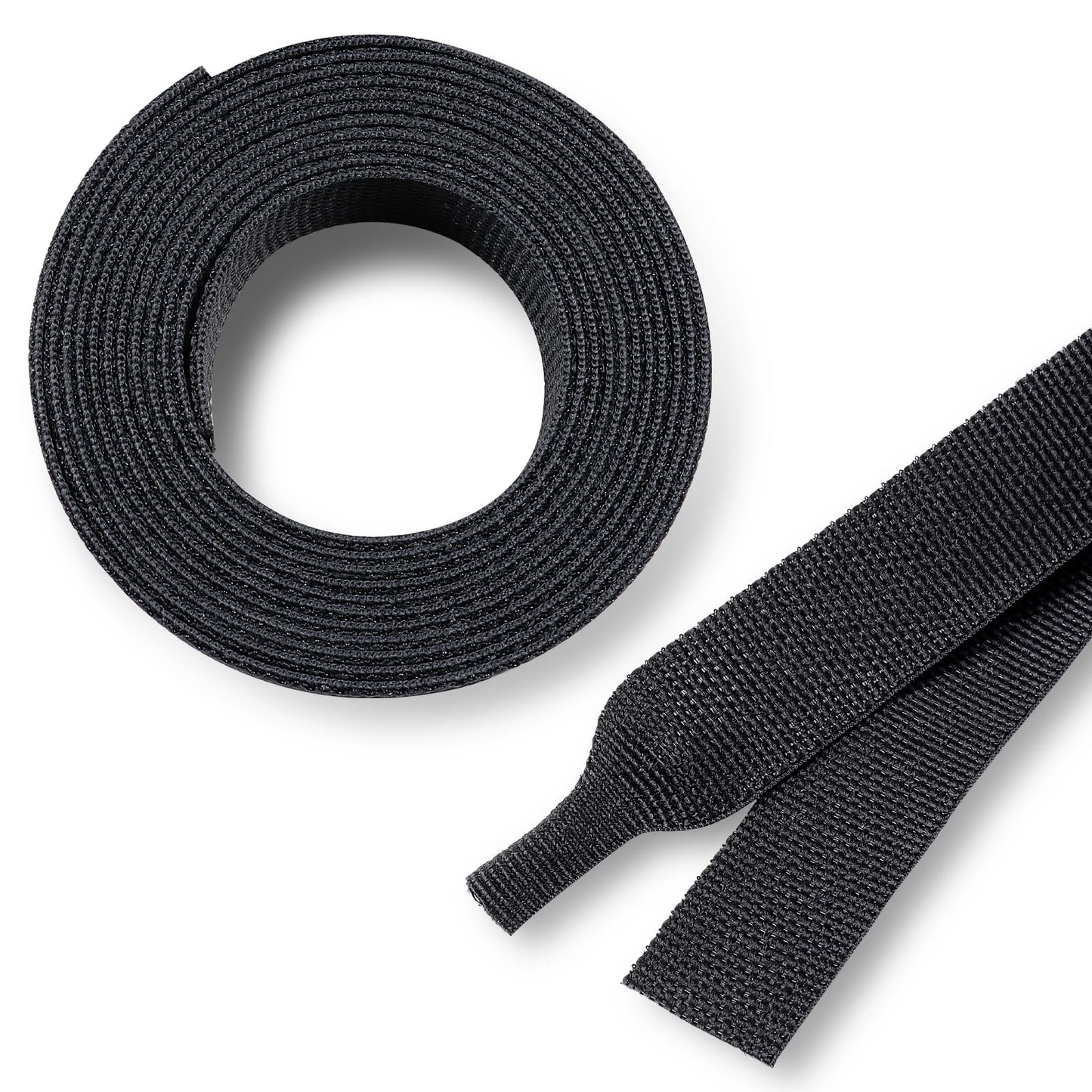 BuyUneed Braided Sleeving 2:1 Shrinkable Fabric Heat Shrink Tubing- Abrasion Protection Flexibility Wiring Harness Cable Sheath (1/2" ID, 30ft)