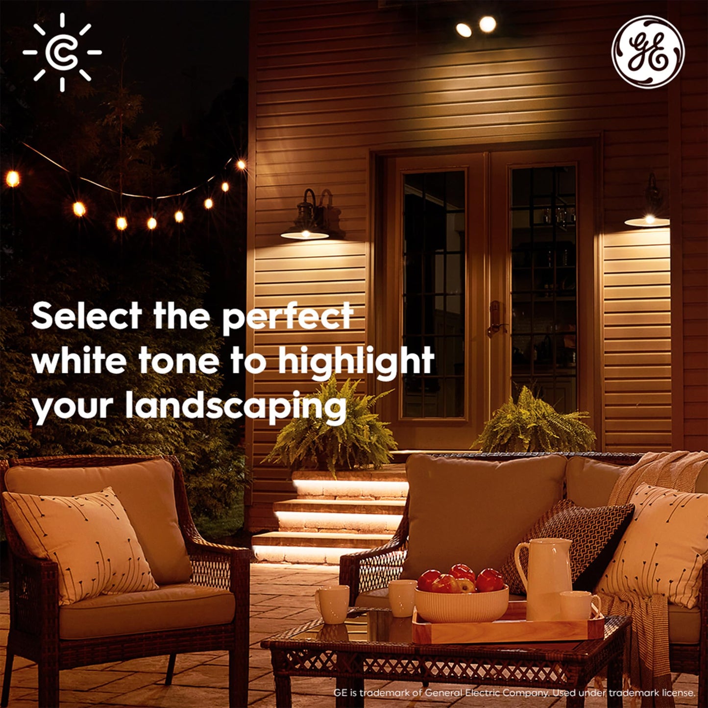 GE CYNC Smart LED Light Bulb, PAR38 Flood Light Outdoor, Works with Amazon Alexa and Google Home, WiFi Light, Color Changing Light Bulb, 90W