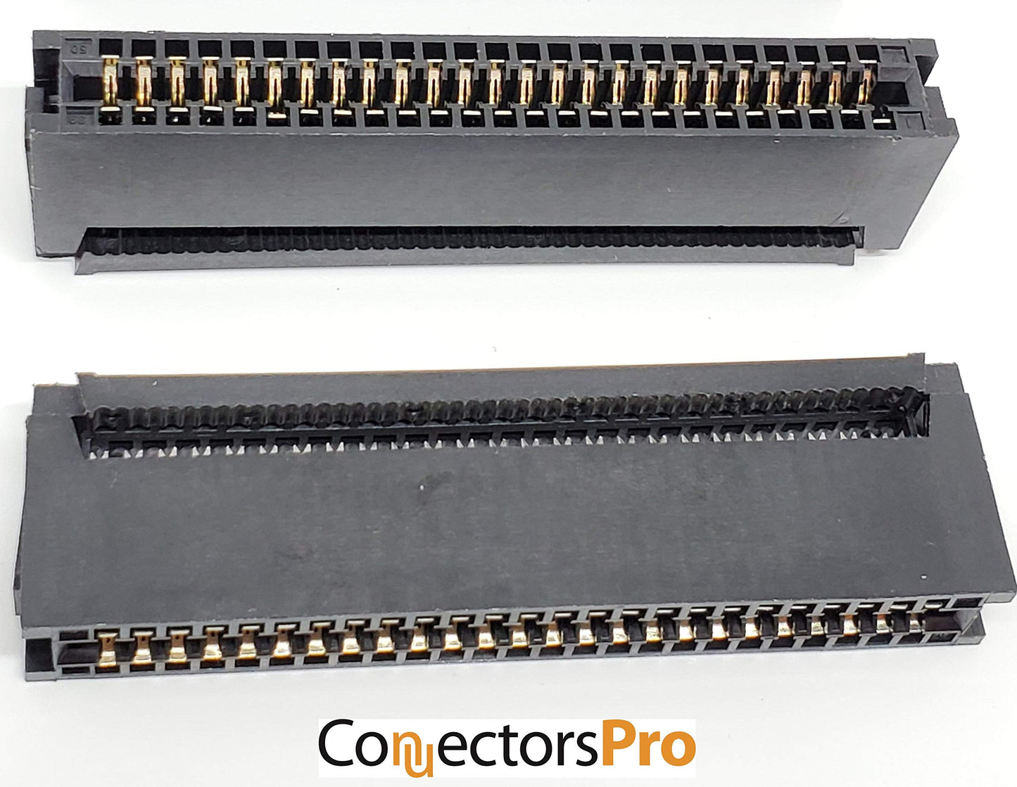 PC Accessories - Connectors Pro 50 Pins IDC 2.54mm Card Edge Connector for Flat Ribbon Cable 50P, CE50 5-Pack