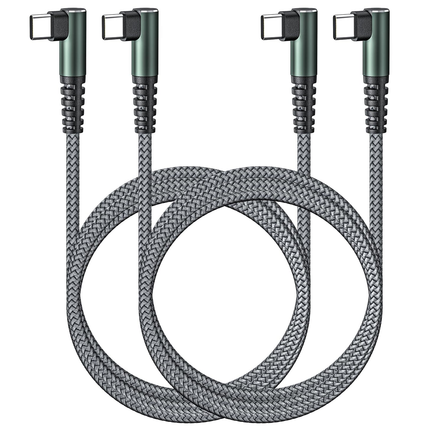 CarPlay Cable USB C to USB C Cable 60W Nylon Braided 2Pack 6FT for iPhone 17/16/15 Pro Max/Plus/17 Air Cord,USB C Cable for iPad Air/Pro/MacBook USBC