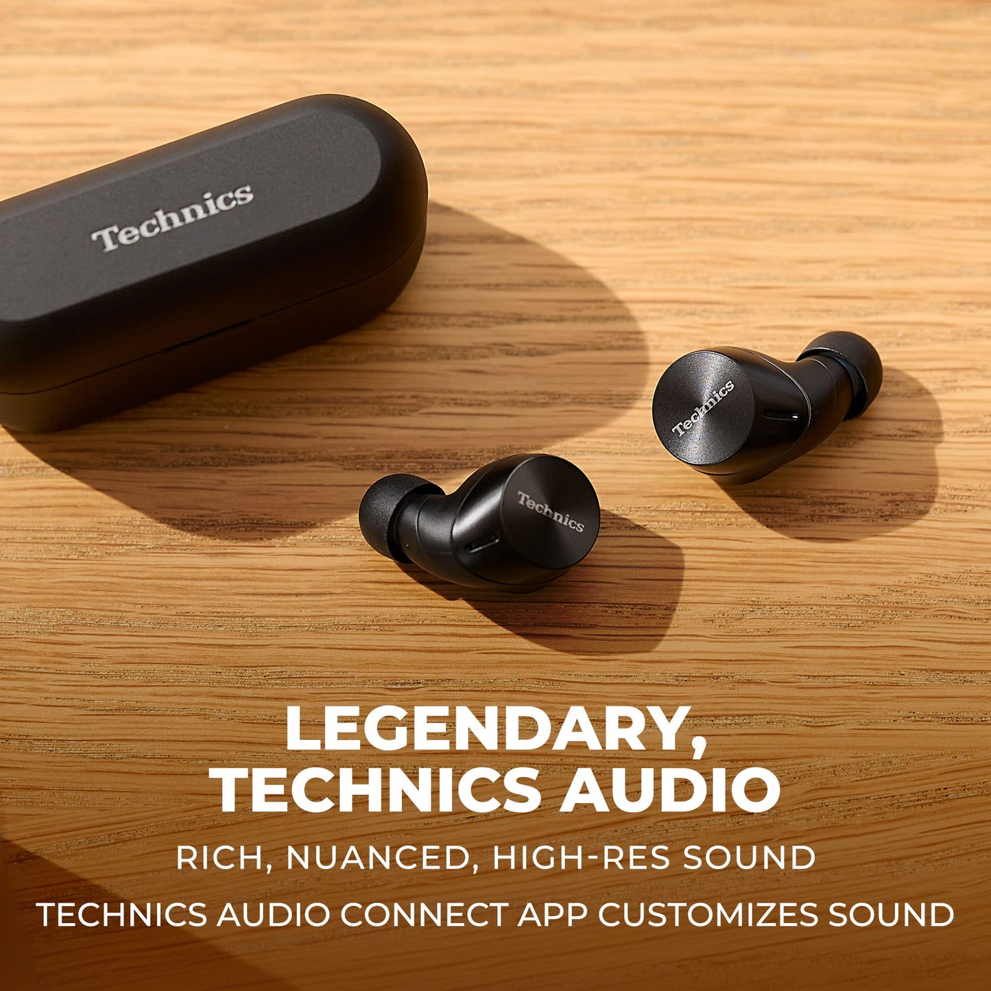 Technics HiFi True Wireless Multipoint Bluetooth Earbuds with Noise Cancelling, 3 Device Multipoint Connectivity, Wireless Charging, Impressive Call…