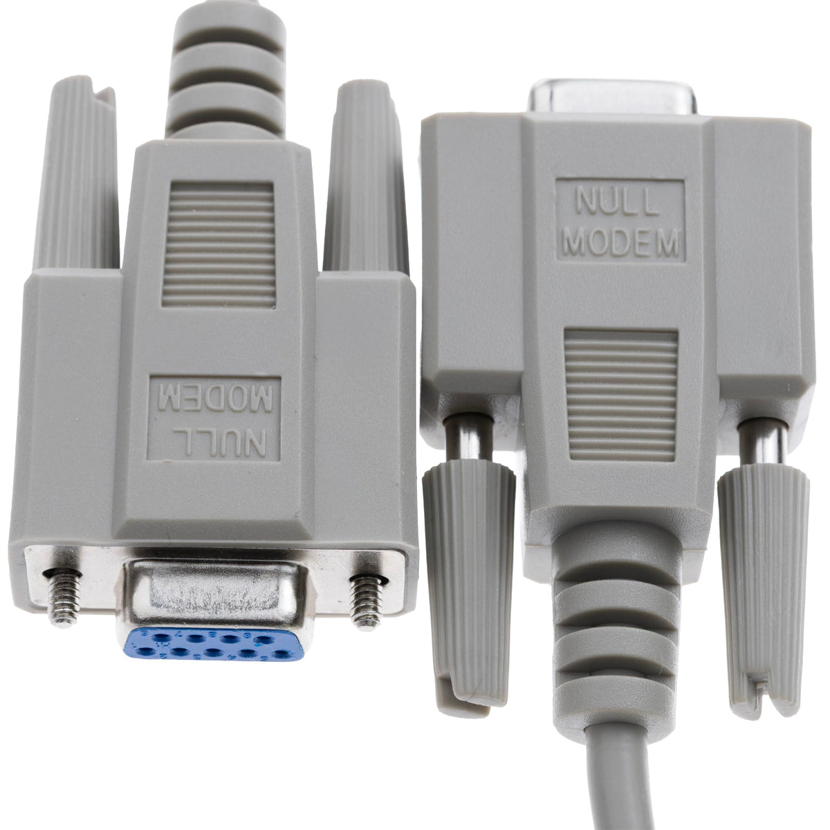 CableWholesale Null Modem Cable, DB9 Female to Female, UL Rated, 8 Conductor, Beige, 6 Feet