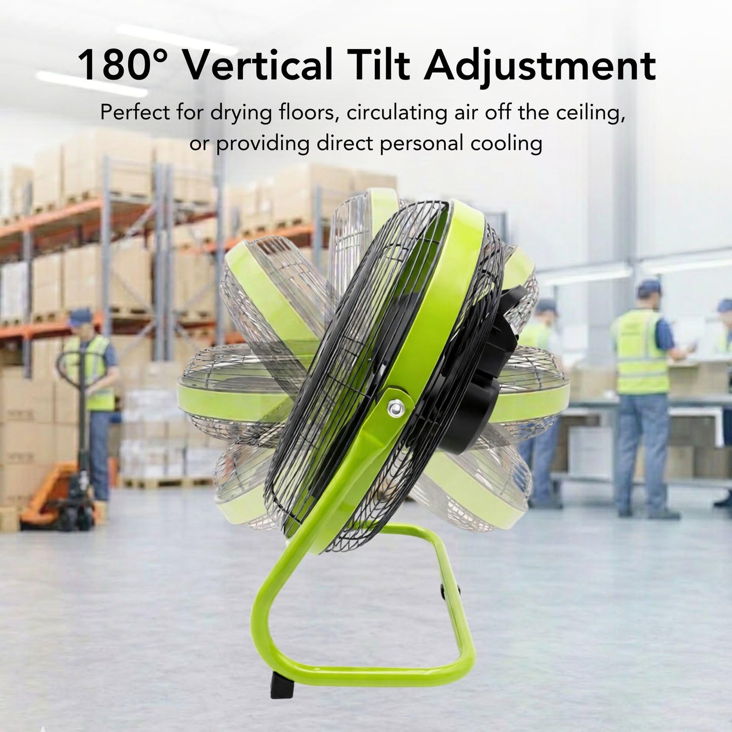 Comfort Zone 18-Inch High-Velocity Industrial Floor Fan