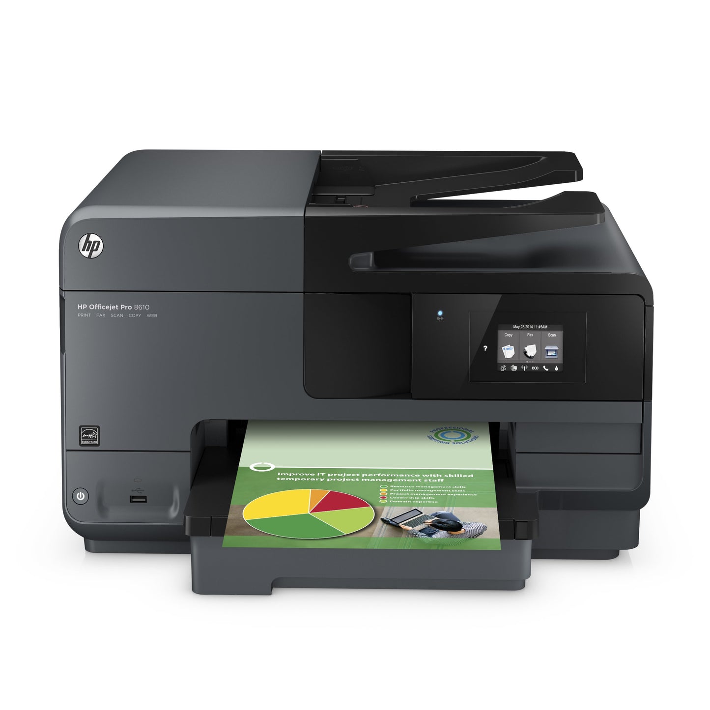 HP OfficeJet Pro 8610 All-in-One Wireless Printer with Mobile Printing, HP Instant Ink or Amazon Dash Replenishment Ready (A7F64A)