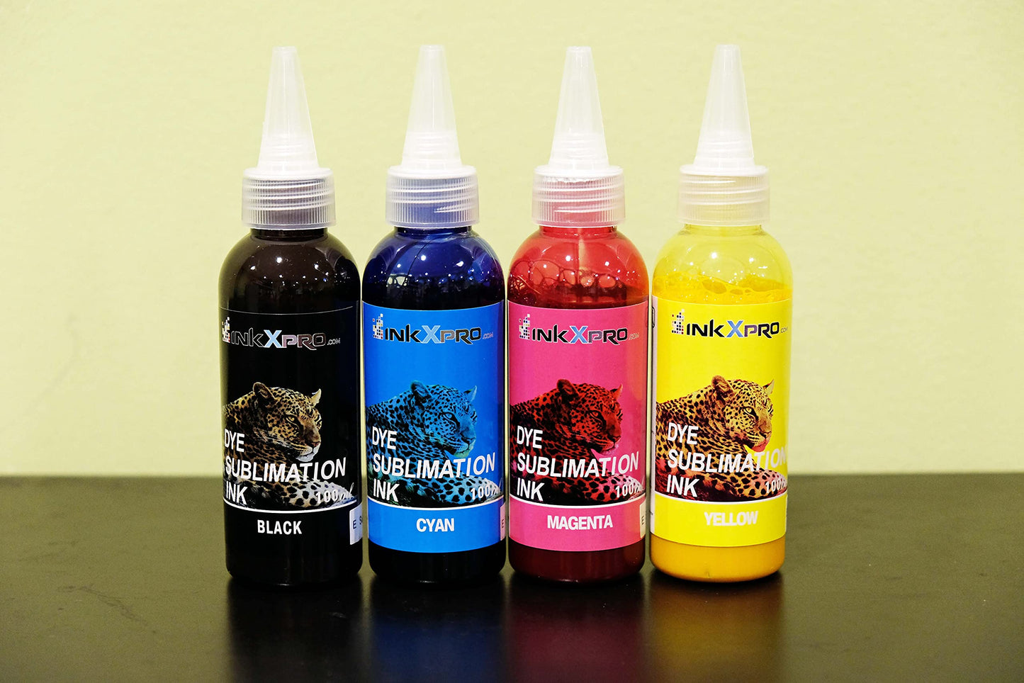 INKXPRO 4 X 100ml Professional True Color Sublimation Ink Refills for EcoTank printer, C88+ Workforce 3640 7520 7610 7620 7710 7720 7210 7310 7840